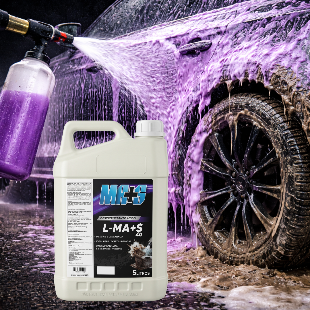 L-40 Desincrustante Ácido 5LTs - 1L de Produto P/ até 40L de água.