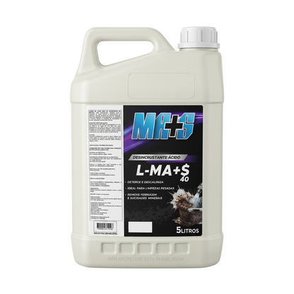 L-40 Desincrustante Ácido 5LTs - 1L de Produto P/ até 40L de água.
