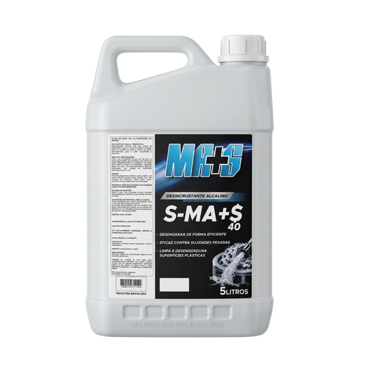 S-40 - Desincrustante Alcalino 5LTs - 1L de Produto P/ até 40L de água.