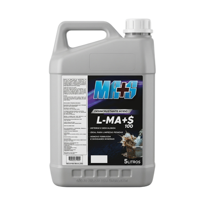 L-100 Desincrustante Ácido 5LTs - 1L de Produto P/ até 100L de água.