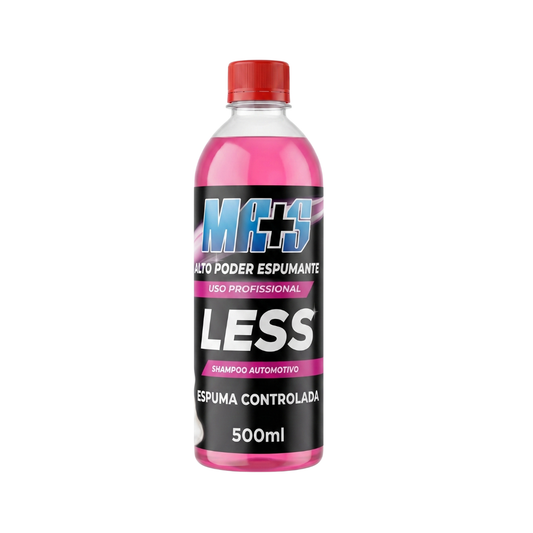 LESS - Shampoo Automotivo 500ml - 1L de Produto P/ até 100L de água.