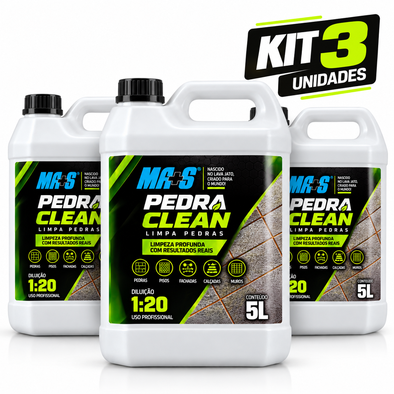 PedraClean 1:20 - Limpa Pisos Concentrado 5L