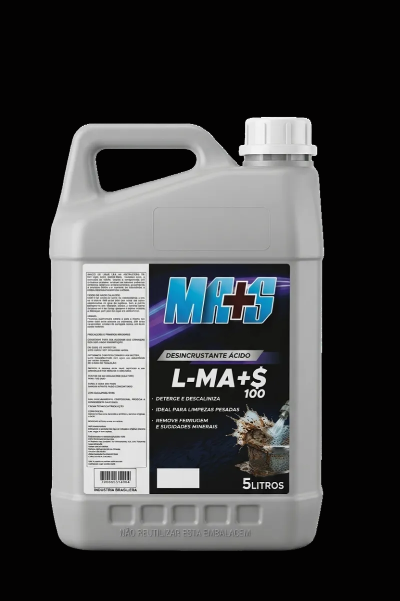 L-100 5LTs - Desincrustante Ácido 1L P/ Até 100L de Água - CX04un