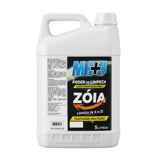 ZÓIA - Flotador Multiuso 5LTs - 1L de Produto P/ até 50L de água.